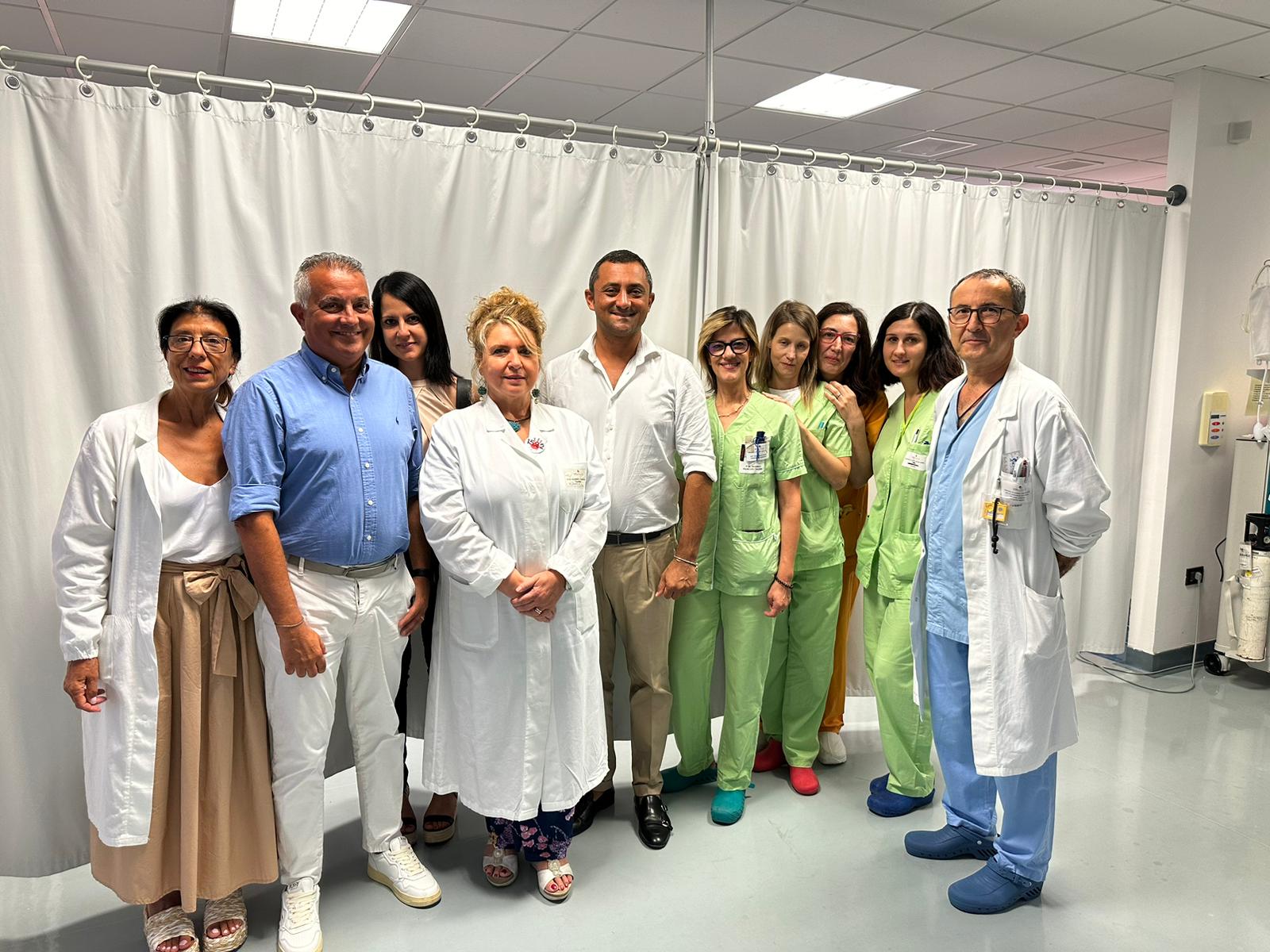 Donazione Tende Ospedale Gubbio - Gualdo Tadino